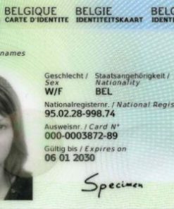 Buy Authentic Belgium ID Card Online